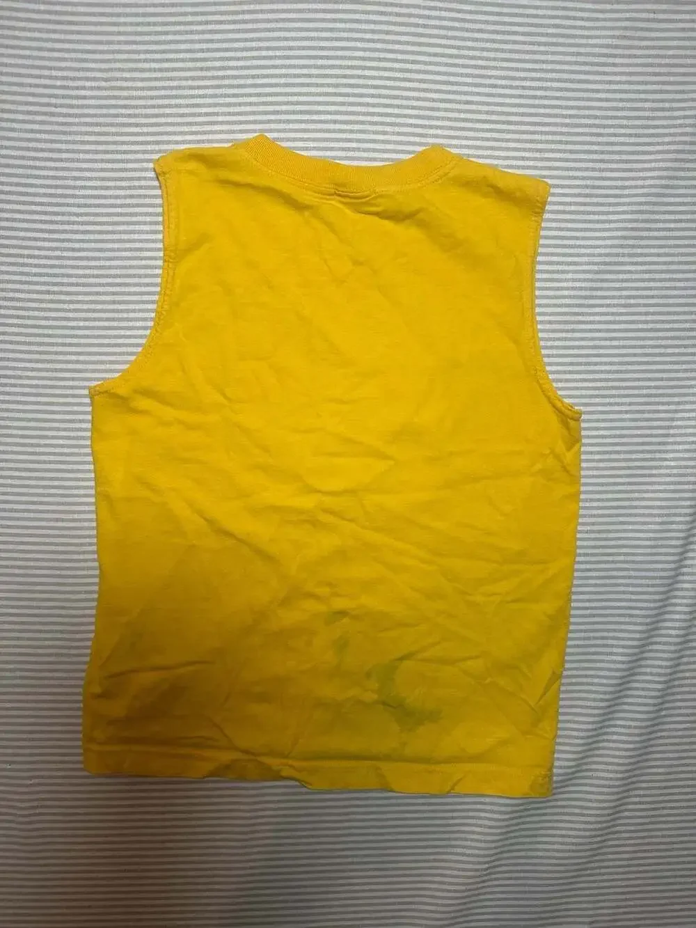 Prospirit Skate Tank Top Kids Size Small Yellow Graphic